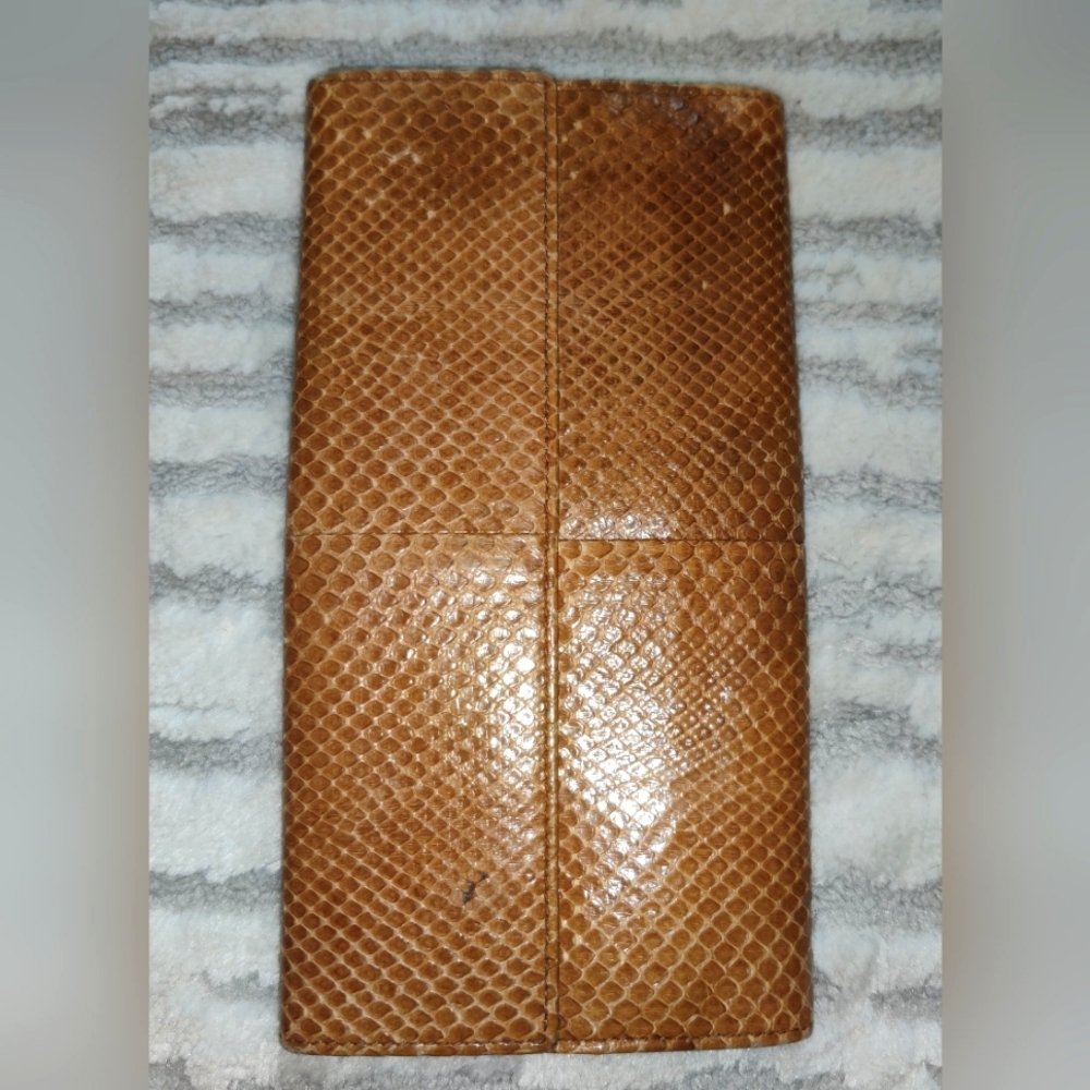 Rare Gucci Python Long Wallet With Hook - image 2
